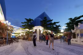 Sẽ đầu tư lát đá lòng đường phố ẩm thực đêm Đảo Ngọc - Ngũ Xã