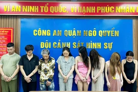 Bắt nhóm đối tượng môi giới mại dâm, mua bán trái phép ma túy