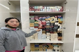 Người phụ nữ bị bắt cùng hơn 3.800 bao thuốc lá nhập lậu