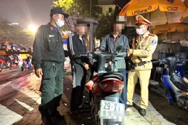 Bộ đôi 'dày' tiền án bị tổ công tác đặc biệt Công an Hà Nội bắt giữ