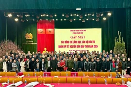 Gặp mặt cán bộ hưu trí Phòng Tham mưu Công an Hà Nội