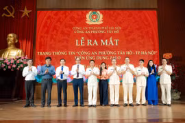 Công an phường Tây Hồ ra mắt kênh tương tác phục vụ nhân dân