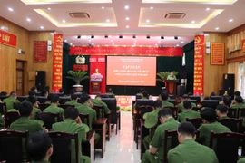 Trại tạm giam số 1 – Công an Hà Nội triển khai kế hoạch tập huấn điều lệnh quân sự, võ thuật