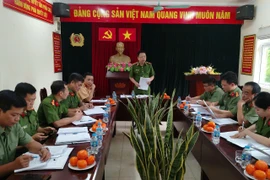 Lãnh đạo Công an Hà Nội kiểm tra quá trình vận hành bộ máy tại “siêu” phường Hồng Hà