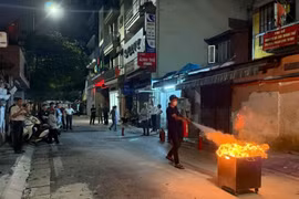 Thực tập phương án chữa cháy và cứu nạn cứu hộ tại khu dân cư tiềm ẩn nguy cơ hỏa hoạn