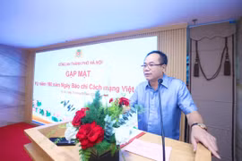 Ban Giám đốc Công an thành phố Hà Nội gặp mặt lãnh đạo cơ quan quản lý và Ban Biên tập các cơ quan báo chí 