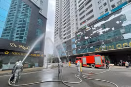 Ứng phó, xử lý sự cố cháy, nổ giả định tại Khu đô thị Nam Đô Complex