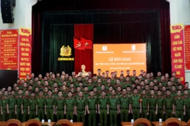 Công an Hà Nội tiếp nhận 120 học viên Trường Đại học PCCC phục vụ sự kiện A80