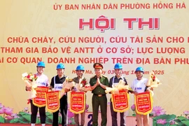 Phường Hồng Hà phát huy phương châm 4 tại chỗ, giảm thiệt hại do cháy, nổ gây ra