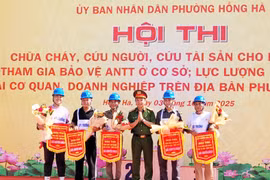 Phường Hồng Hà phát huy phương châm 4 tại chỗ, giảm thiệt hại do cháy, nổ gây ra