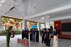 Tuyên truyền an toàn cháy, nổ, hướng dẫn thoát nạn tại cơ sở mầm non