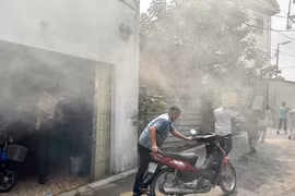 Đồng loạt thực tập phương án và tuyên truyền phòng cháy, thoát nạn tại khu dân cư