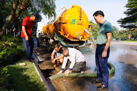 Phường Phú Thượng triển khai các biện pháp phòng úng ngập do mưa, bão