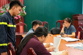 Các cơ sở, hộ kinh doanh thực hiện khai báo dữ liệu an toàn cháy, nổ