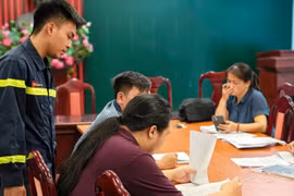 Các cơ sở, hộ kinh doanh thực hiện khai báo dữ liệu an toàn cháy, nổ