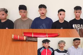 Công an xã Thiên Lộc xử lý nhóm thanh, thiếu niên mang theo dao kiếm gây rối trật tự công cộng