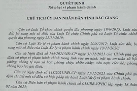 Vi phạm an toàn cháy, nổ, một cơ sở bị phạt 80 triệu đồng