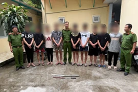 Xử lý nhóm đối tượng mang hung khí đánh nhau