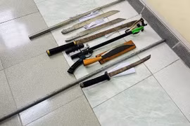 Xử lý nhóm đối tượng cầm dao, kiếm đuổi nhau trên đường