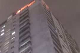 Xử lý nhanh đám cháy ở tầng 26 chung cư C2 Xuân Đỉnh