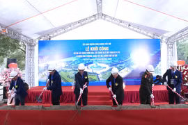 Xây dựng khu vườn hoa, cây xanh rộng hơn 3.000 m2 trên đường Võ Chí Công