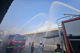 Thực tập phương án chữa cháy, thoát nạn tại toà nhà cao tầng Ecolife Capital