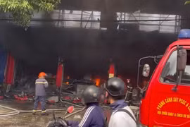 Xử lý nhanh đám cháy tại xã Phú Xuyên