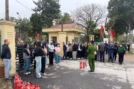 Tập huấn kỹ năng chữa cháy, thoát nạn cho các chủ nhà trọ