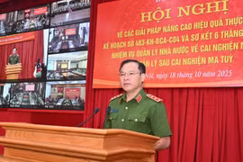 Công tác cai nghiện ma tuý được thực hiện quy củ, xuyên suốt, không ngắt quãng