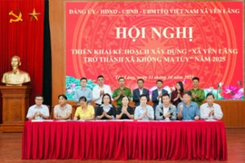 Xã Yên Lãng quyết tâm thực hiện mục tiêu xây dựng địa bàn không ma túy