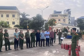 Phường Thanh Liệt tập huấn công tác đảm bảo an toàn cháy, nổ