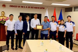 Đoàn đại biểu Công an Hà Nội thăm, làm việc với Đại sứ quán Việt Nam tại Nhật Bản