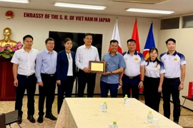 Đoàn đại biểu Công an Hà Nội thăm, làm việc với Đại sứ quán Việt Nam tại Nhật Bản