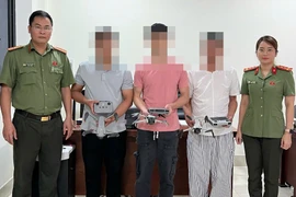 Công an xã Đông Anh xử lý các trường hợp vi phạm sử dụng phương tiện bay không người lái