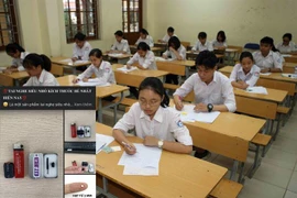 Phát hiện hai trường hợp thi hộ, nhận diện các thiết bị gian lận để phòng ngừa