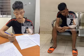 Cảnh sát Cơ động bắt giữ 2 thanh niên "thủ" gần 700 viên ma túy