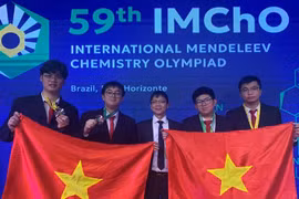 Toàn đội Olympic Hóa học quốc tế của Việt Nam đều đoạt huy chương