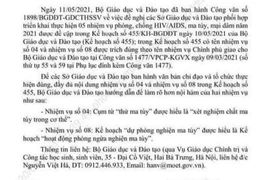 Lỗi không tưởng trong văn bản Bộ GD-ĐT: "Thí điểm thử ma túy cho học sinh, sinh viên"