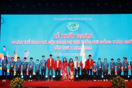 Hà Nội tổ chức lễ xuất quân với gần 900 vận động viên tham dự Hội khỏe Phù đổng toàn quốc