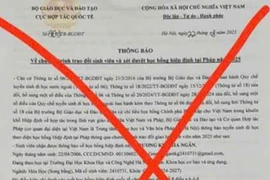 Cảnh báo thông tin giả mạo học bổng du học