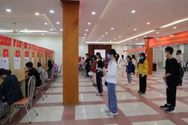 Hơn 2.500 sinh viên ĐHQG Hà Nội thực hiện quyền bầu cử