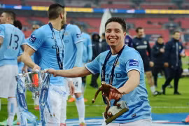 Nasri thở phào khi chấm dứt “lời nguyền Wembley”