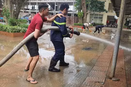 Hà Nội: Hơn 150 trường bị ảnh hưởng bởi bão lũ đang gấp rút khắc phục để đón học sinh đi học trở lại