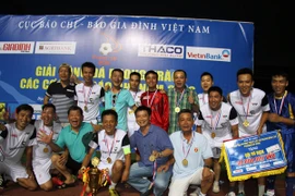 Đội bóng Báo An ninh Thủ đô vô địch Press Cup 2016