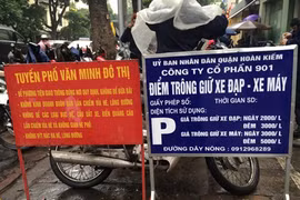 Hà Nội bố trí nhiều điểm trông giữ xe ôtô phục vụ nhân dân dịp Quốc khánh 2-9