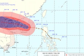 Bão số 3 đang tiến vào Vịnh Bắc bộ