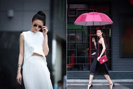 Kha Mỹ Vân nổi bật dạo phố ngay khi vừa về Việt Nam