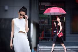 Kha Mỹ Vân nổi bật dạo phố ngay khi vừa về Việt Nam