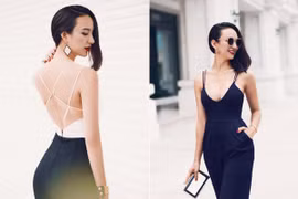 Hoa hậu Ngọc Diễm khoe eo thon ngực đầy gợi cảm