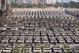 Hơn 8000 ôtô mới nhập khẩu bị phá hủy trong vụ nổ Thiên Tân